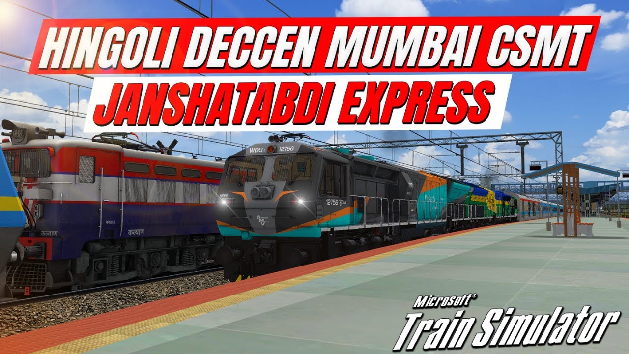 🔴 New Twin WDG4 🚂 Leads | 12071 Hingoli Deccen Mumbai CSMT Janshatabdi Express 🔥| Live MSTS |