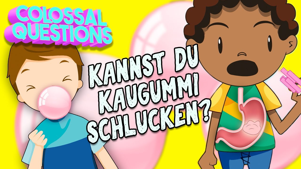 Was passiert WIRKLICH, wenn du Kaugummi schluckst? | GIGANTISCHE FRAGEN