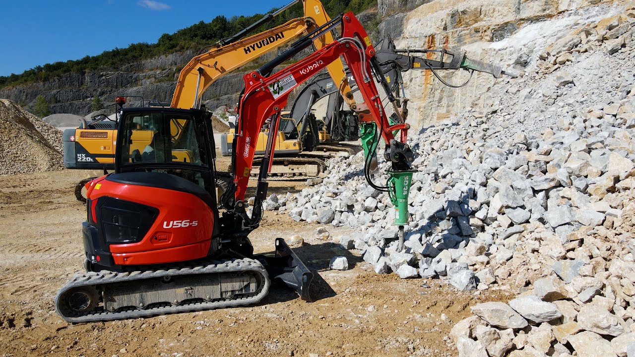 SD28, 501NG, XL1000, XL2700 - Rock Splitting in Grésy-sur-Aix