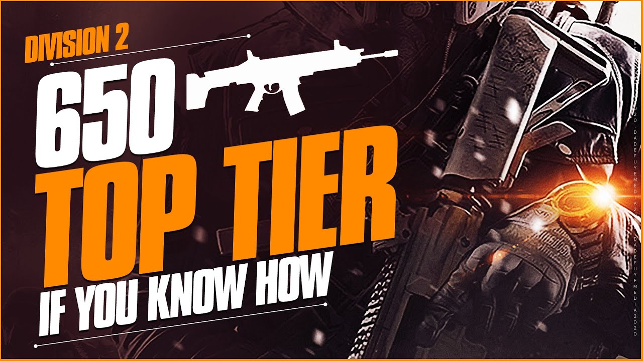 650 RPM IS TOP-TIER IF YOU KNOW HOW TO USE IT / DIVISION 2