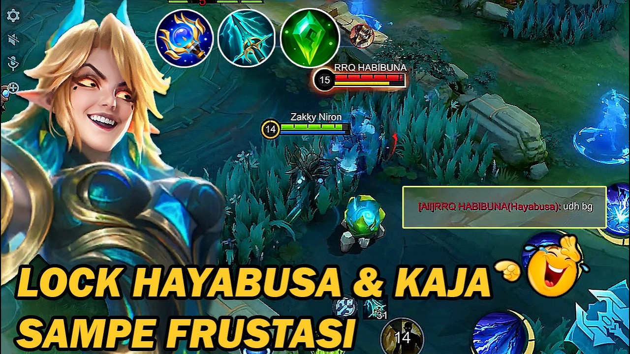 EUDORA MODE SEMAK!! LOCK HAYABUSA & KAJA SI PALING JAGO SAMPE KESAL‼️- MLBB