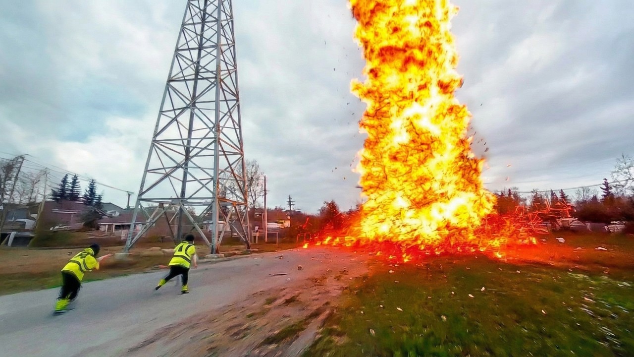 Natural disasters but they get increasingly more terrifying
