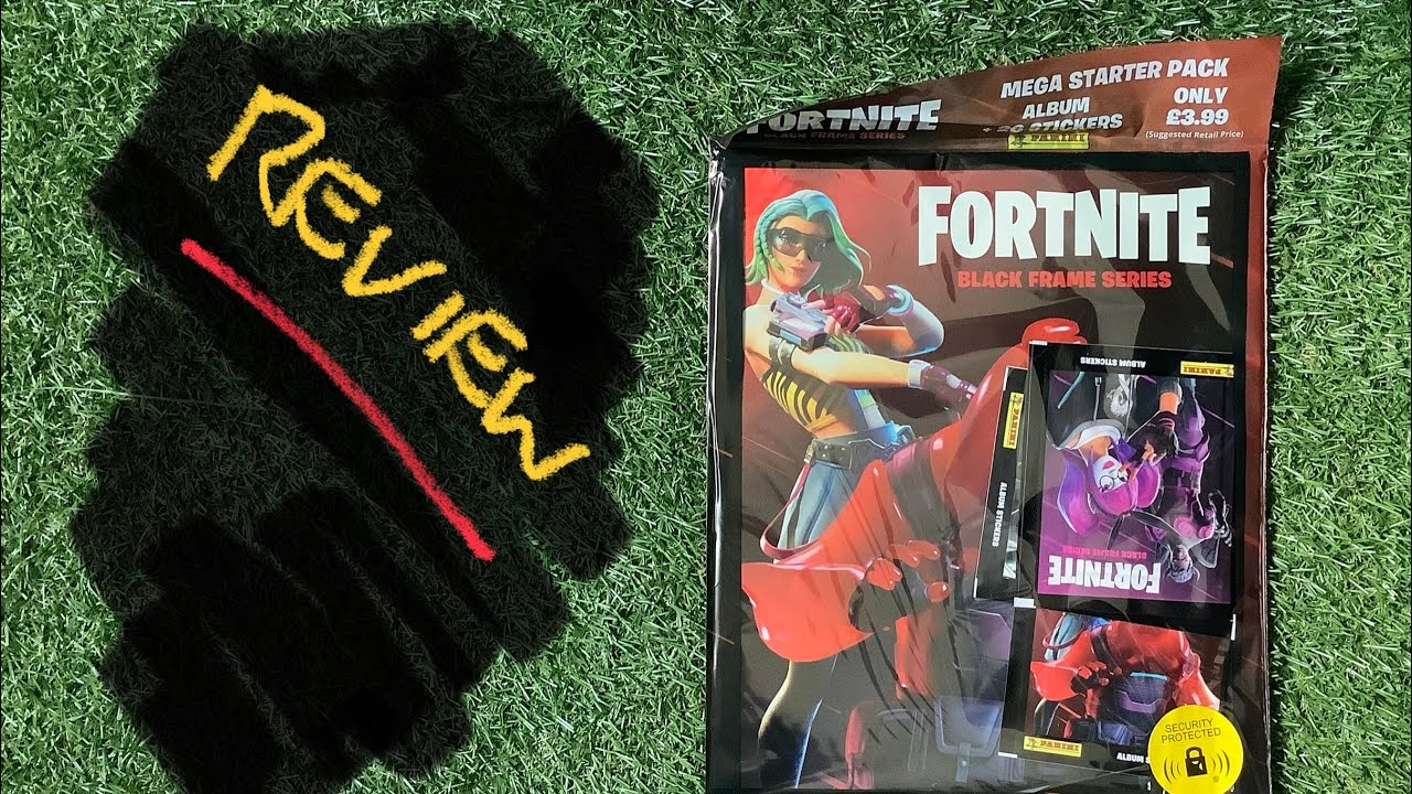 Panini Fortnite Black Frame Series Stickers (2020)  Starter Set - Reviewed