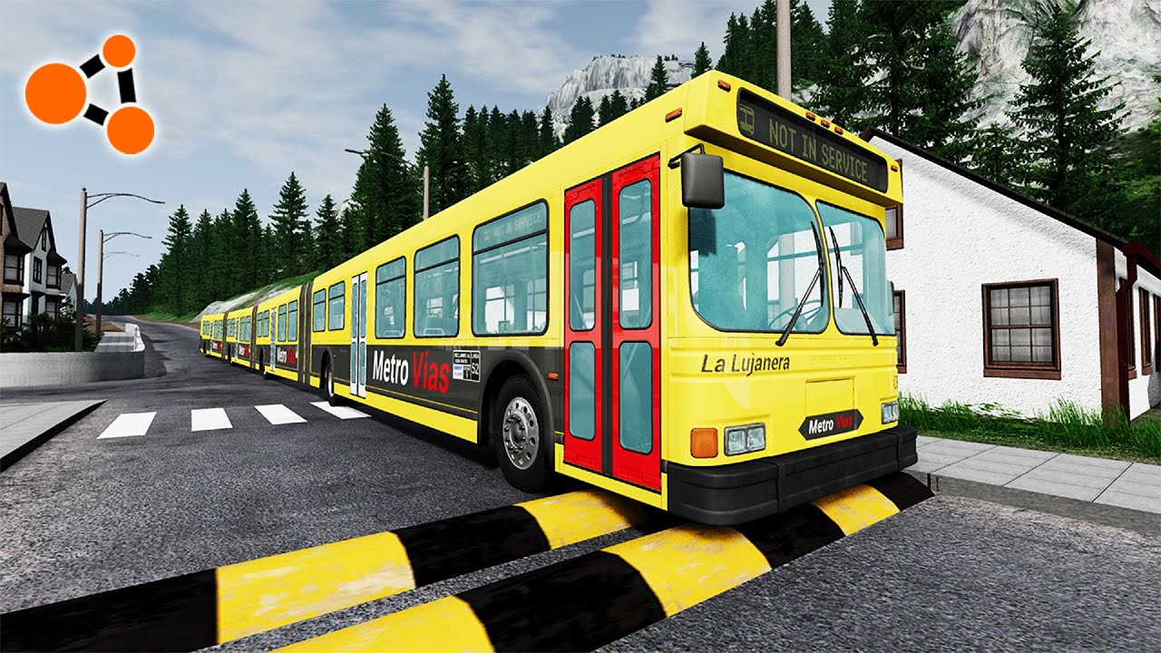 Bus vs Double Speed Bumps BeamNG.drive | Beamng Crashes TV