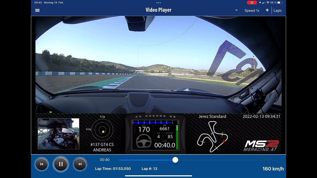 Onboard Pole - 718 Cayman GT4 CS - Jerez / GT Winter Series - 1.53,050