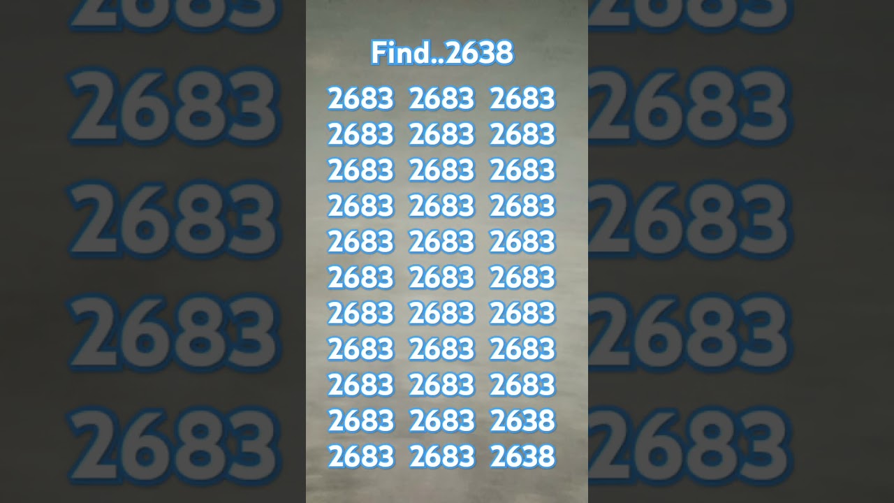 Find the number #2638 #quiz