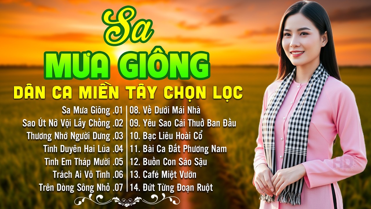 LK Dân Ca Miền Tây HAY NHẤT HIỆN NAY - Sa Mưa Giông - Lk Nhạc Trữ Tình Quê Hương Nghe Hay Say Đắm