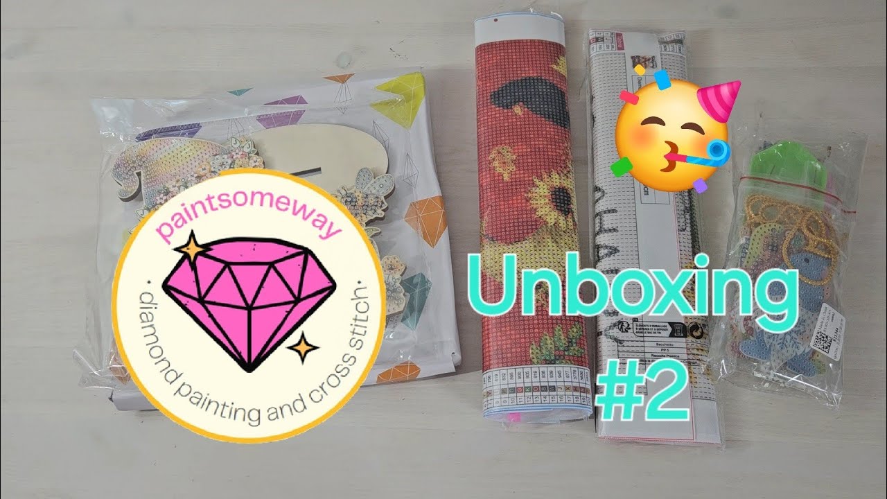 Für euch mit geshoppt !!! Diamondpainting Unboxing mit Paintsomeway 🥰
