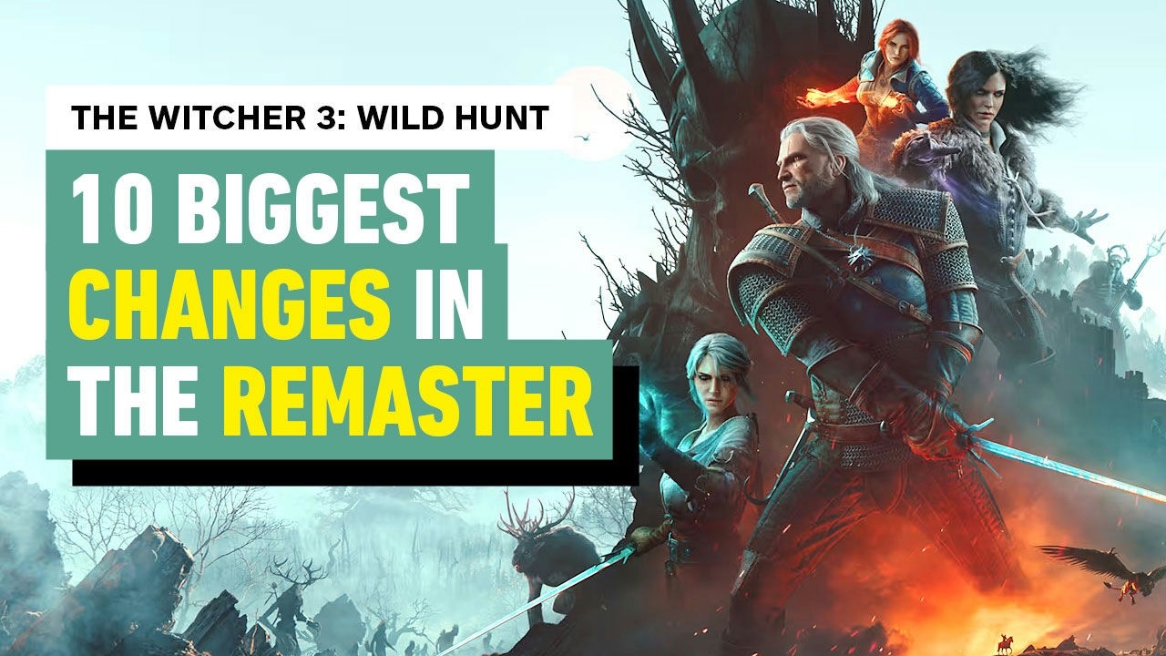 10 BIGGEST Changes in The Witcher 3: Wild Hunt Remastered