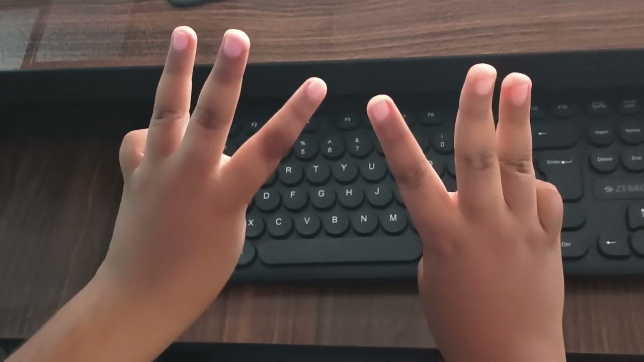 Typing 3 rows practice 
