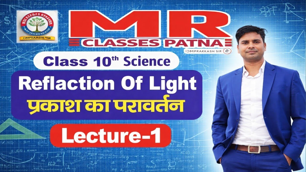 प्रकाश का परावर्तन (Reflection of light)Physics class 10th chapter -1 Bihar board,,