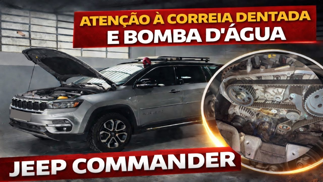 🔧CORREIA DENTADA E BOMBA D’ÁGUA COMMANDER – PASSO A PASSO 🔧