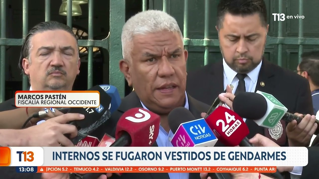 Remueven a alcaide y director regional de Gendarmería por fuga de dos reos