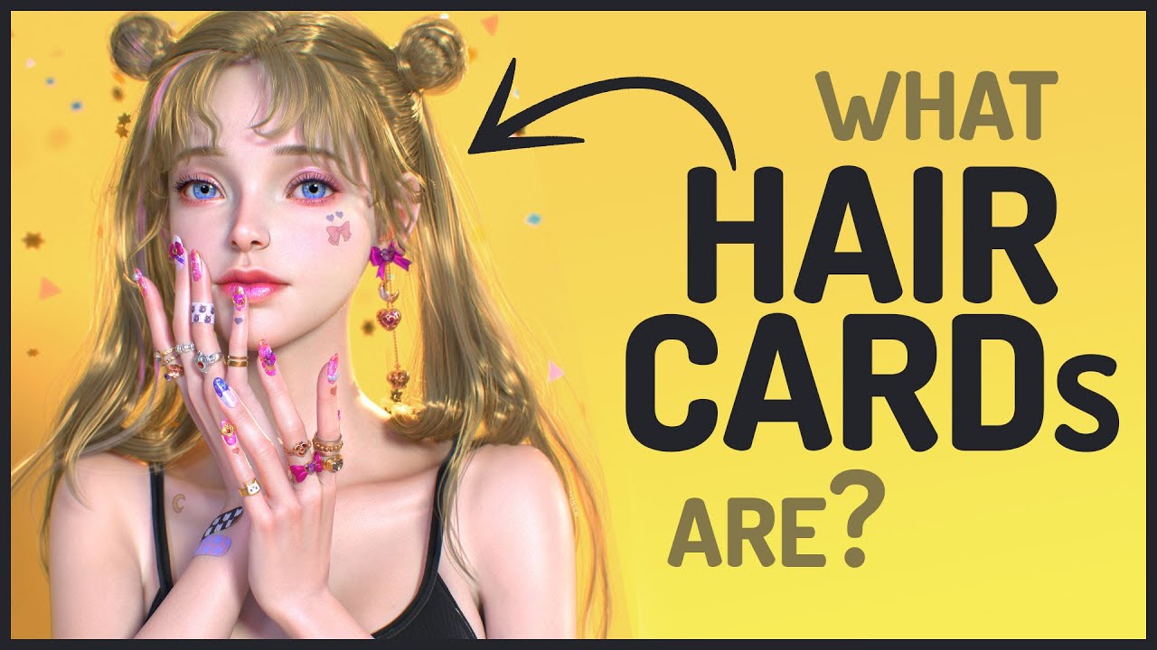 FiberShop Real-Time Hair Tutorial Series Part 1 | What hair-cards are?