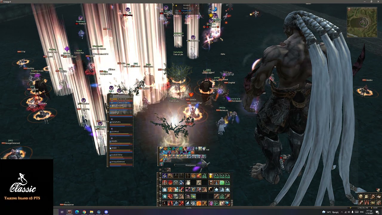 L2 classic club sorc baium/zaken pvp