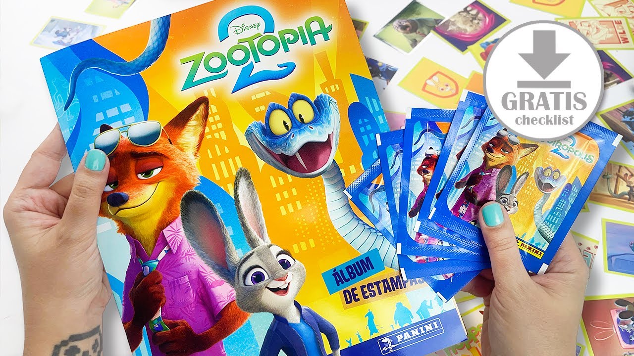 ¡Tiene ilustraciones inéditas! 🦊🐰🐍 ZOOTOPIA 2 álbum Review 📝 GRATIS Checklist