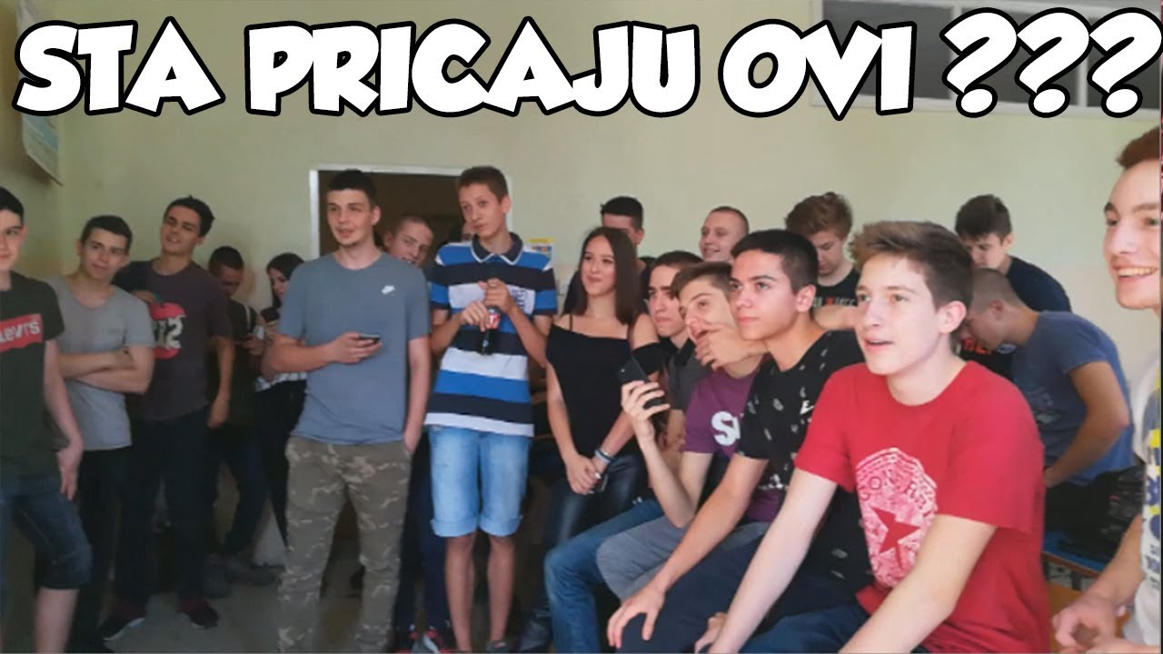 PUSTILI SU NAS DA VODIMO ČAS U GIMNAZIJI  w/ BakaPrase