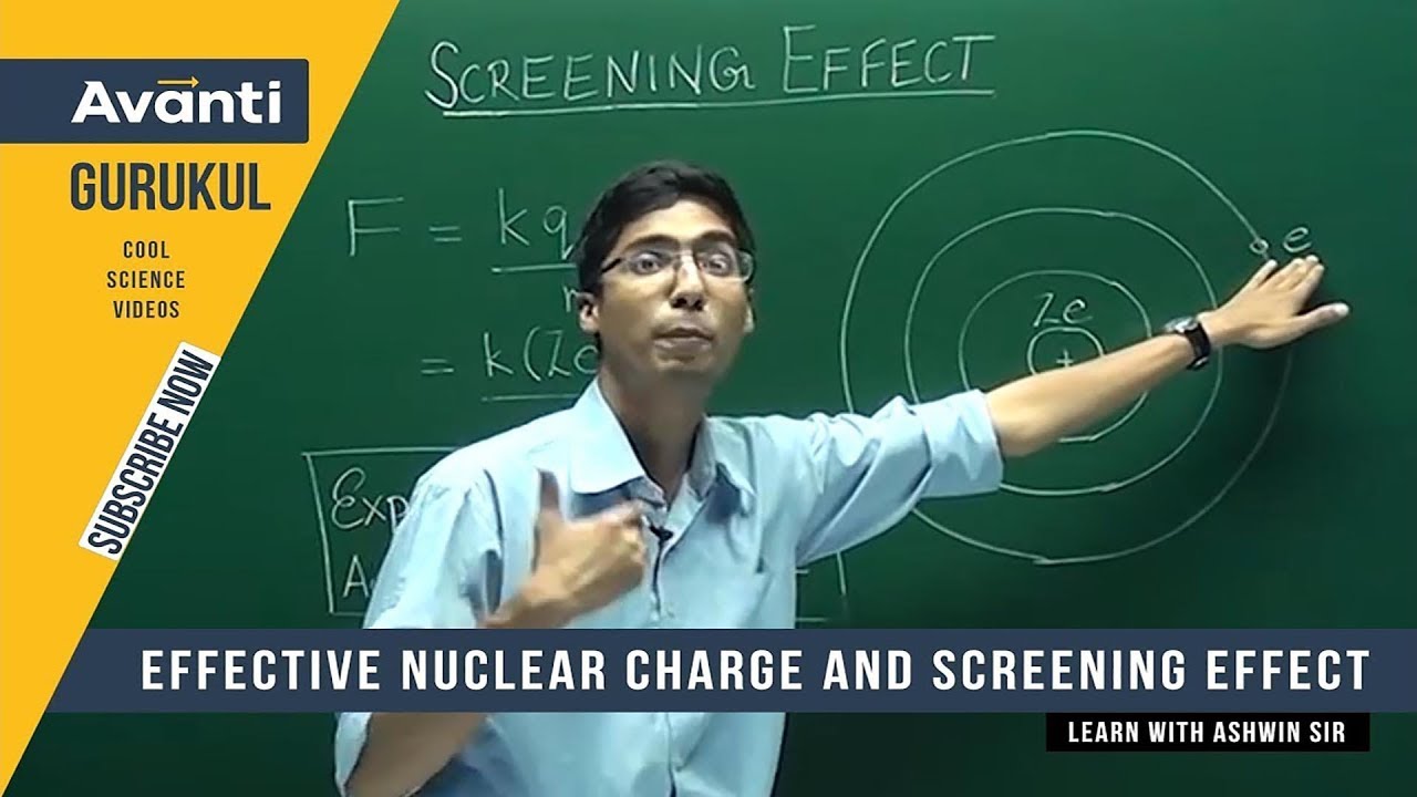 11C02 - Atomic Structure - Effective Nuclear Charge & Screening Effect - Ashwin Sir