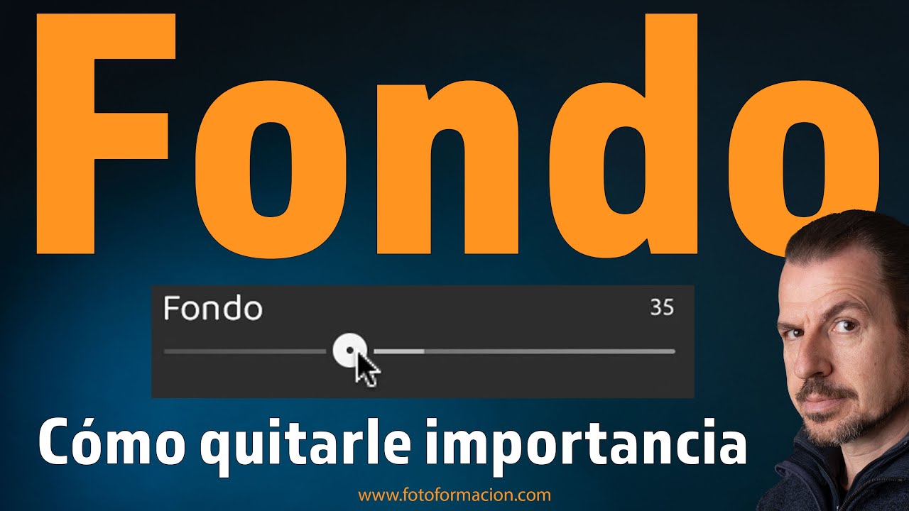 Cómo quitarle importancia al fondo de tus fotos
