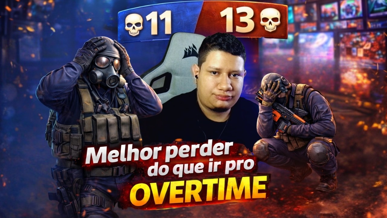 Melhor perder do que ir pro OVERTIME - CS especial com os cria #19