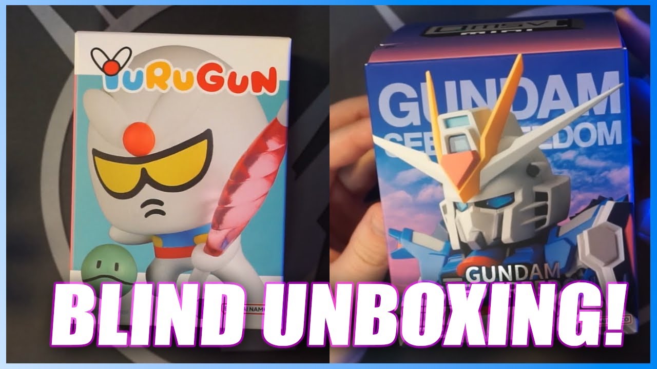 Gundam Blind Boxes! Yurugun, QMSV Mini Rising, Frog, and S Gundam