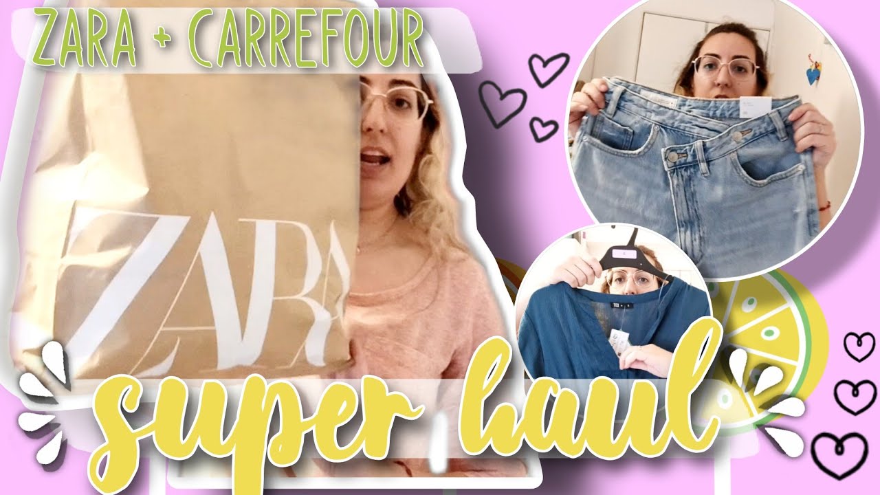 SÚPER HAUL 🌸 ZARA Primavera 2025 + ropita CARREFOUR @JeniG Tv