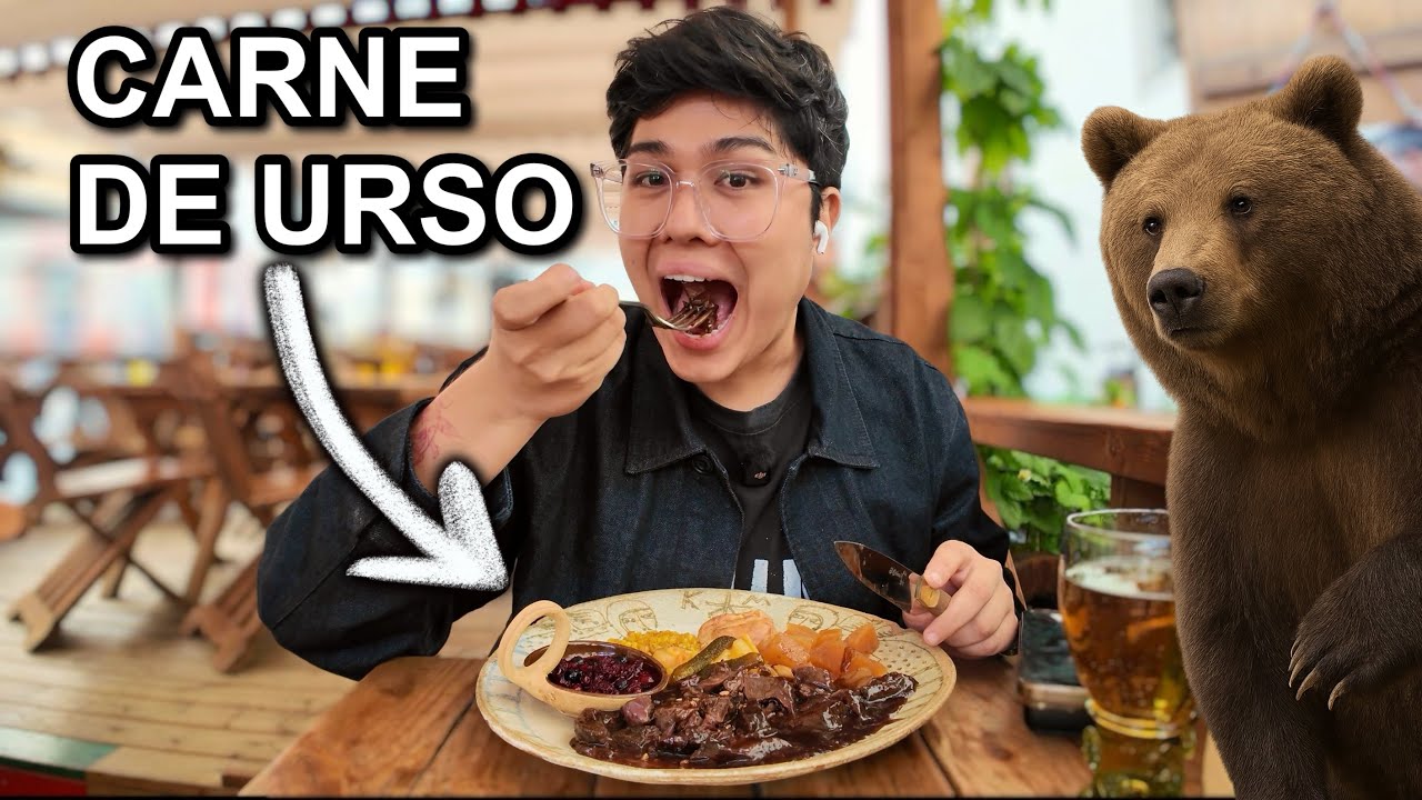 PROVANDO CARNE DE URSO NA ESTÔNIA🇪🇪
