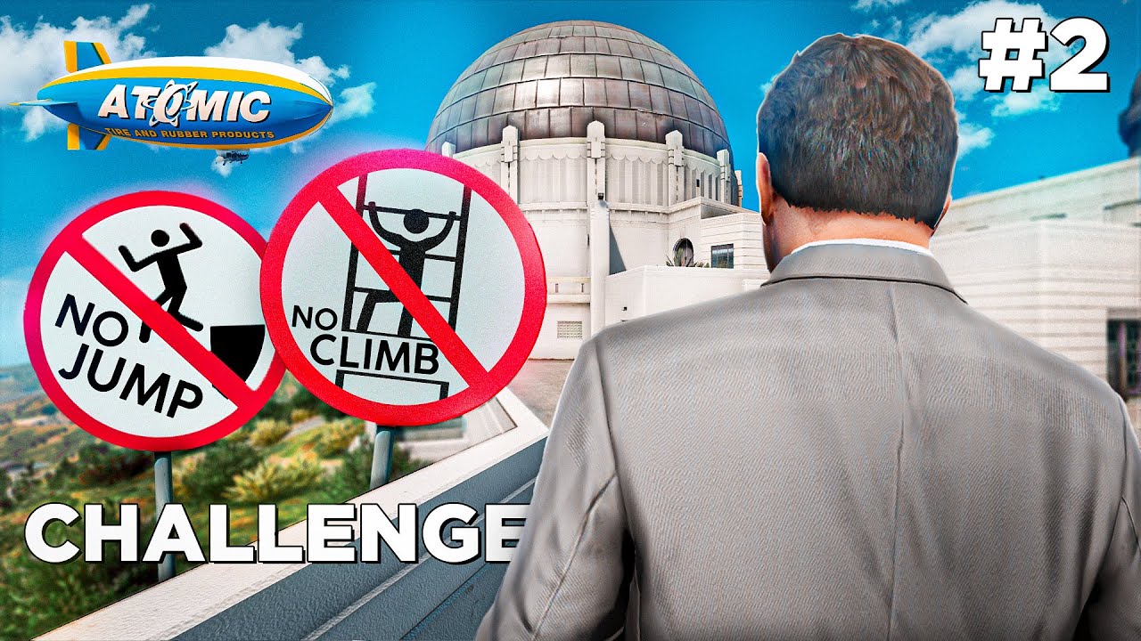 Can You Beat GTA V With NO Jumping OR Climbing? Part 2