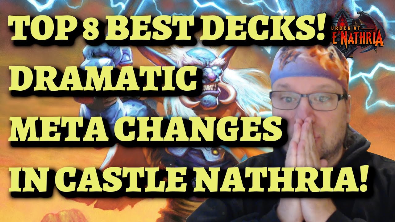 DRAMATIC META CHANGES! Top 8 Best Decks in Murder at Castle Nathria (Hearthstone)