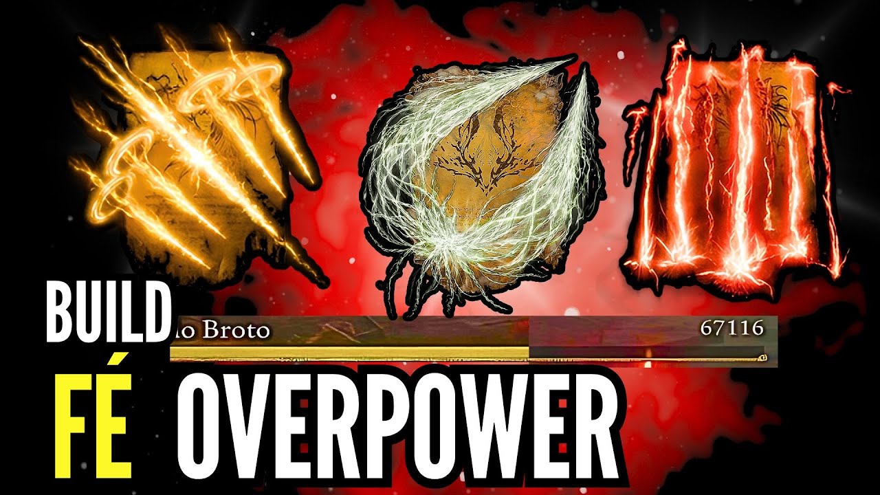 ELDEN RING - Build OP PURA FÉ quebrando a DLC (Hit kill)