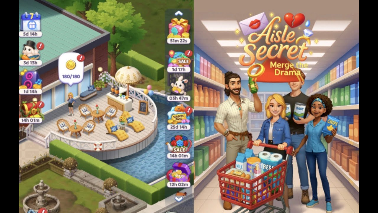 Aisle Secret Merge the Drama | Level 17   Day 11  Part 11   🧻🍼 #merge