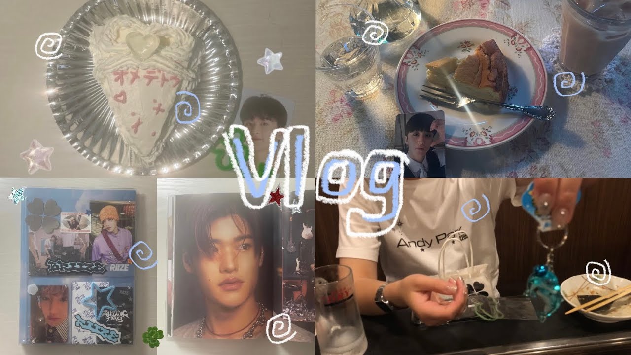 [Vlog]シズニの8月オタクまとめ⋆ ˚｡𖦹 |시즈니 브이로그| 마크 생일 |NCTzen Vlog| BRIIZE Vlog | カフェ| センイル