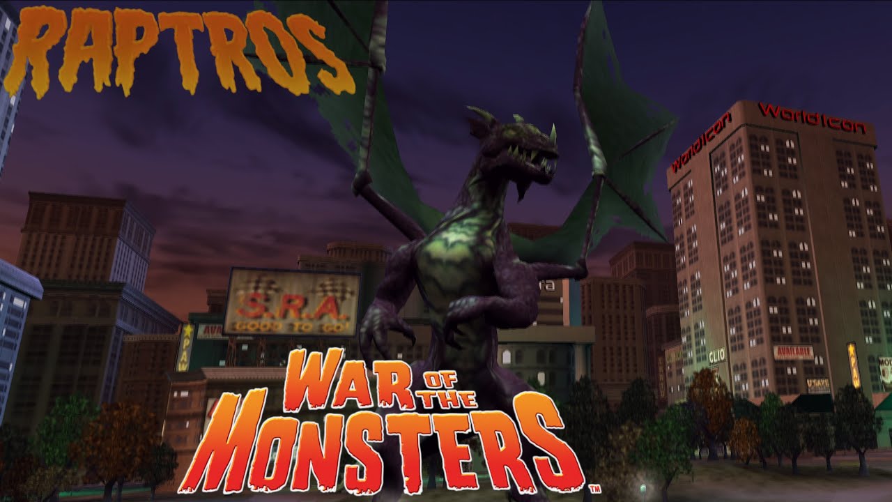 War of The Monsters: Raptros (Skin 2) Adventure Mode [PS2]