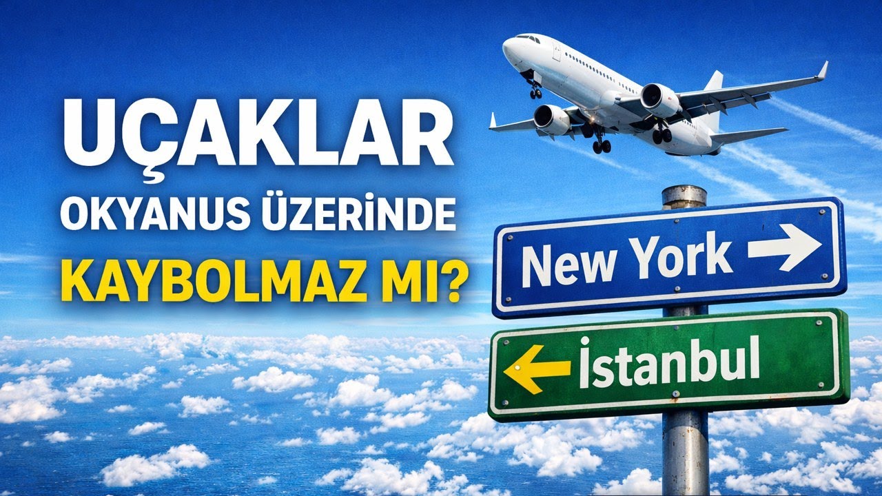Uçaklar Okyanuslar Üzerinde Nasıl Yolunu Buluyor? Pistten Uçağa Uzanan Görünmez Yol Var.