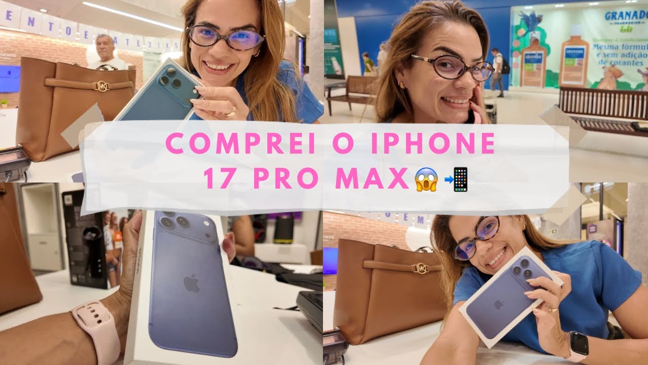 “A compra do meu iPhone 17 Pro Max — experiência REAL!”😱📲