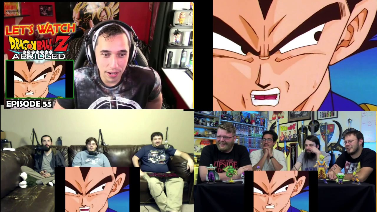 DragonBall Z Abridged: Episode 55( Reaction Mashup)