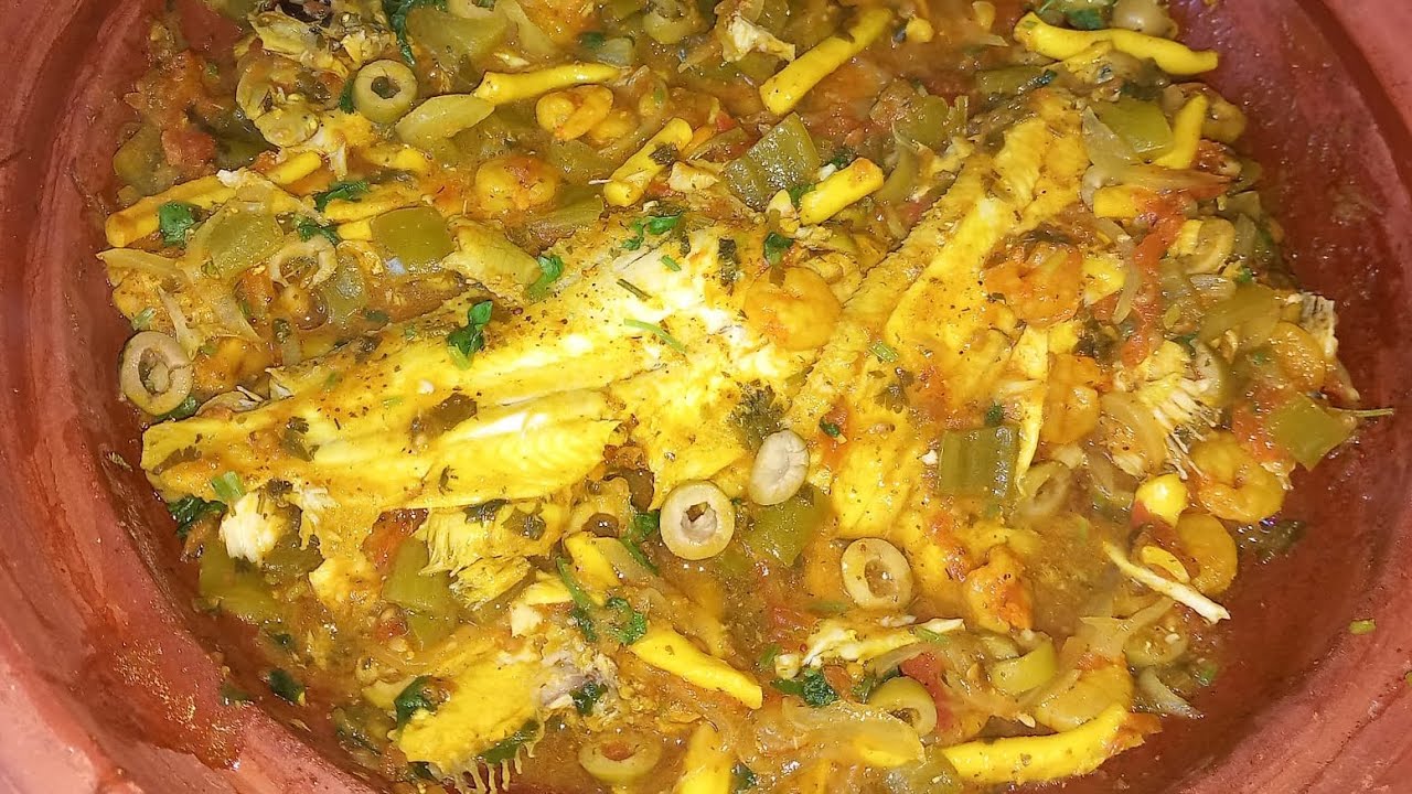 Vis tajine ,lekker, makkelijk en gezond😋👍😍