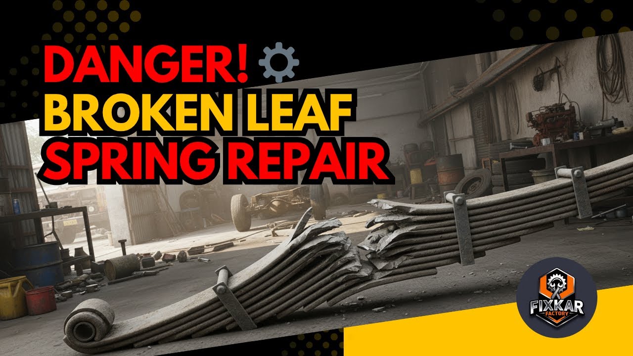 Truck ka Leaf Spring Toot Gaya 😱 | Real Garage Repair | Fixkar Factory