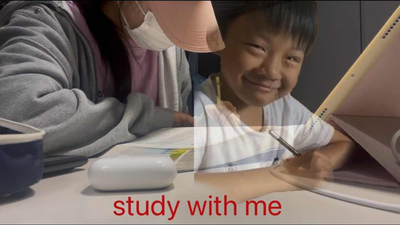 Study with me for 1hour | real ambience | 스터디윗미 1시간 | 무편집 1시간 | 스터디카페 백색소음