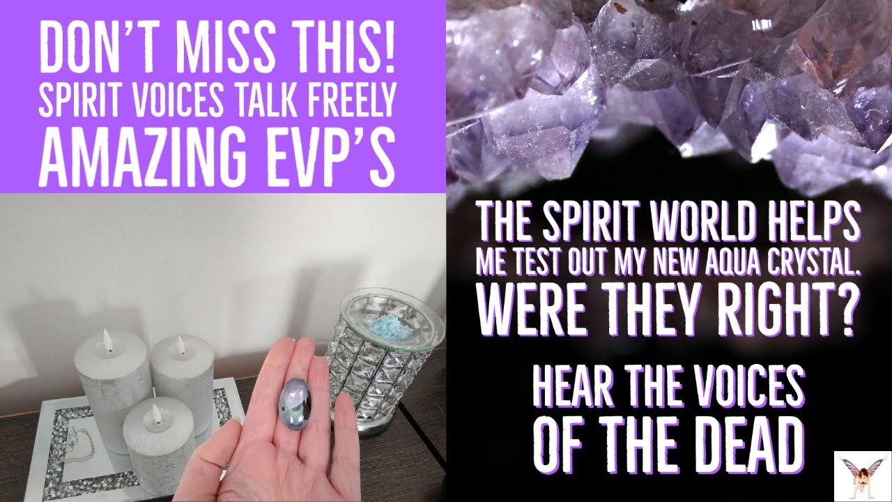 Do crystals help with spirit communication? EVPS