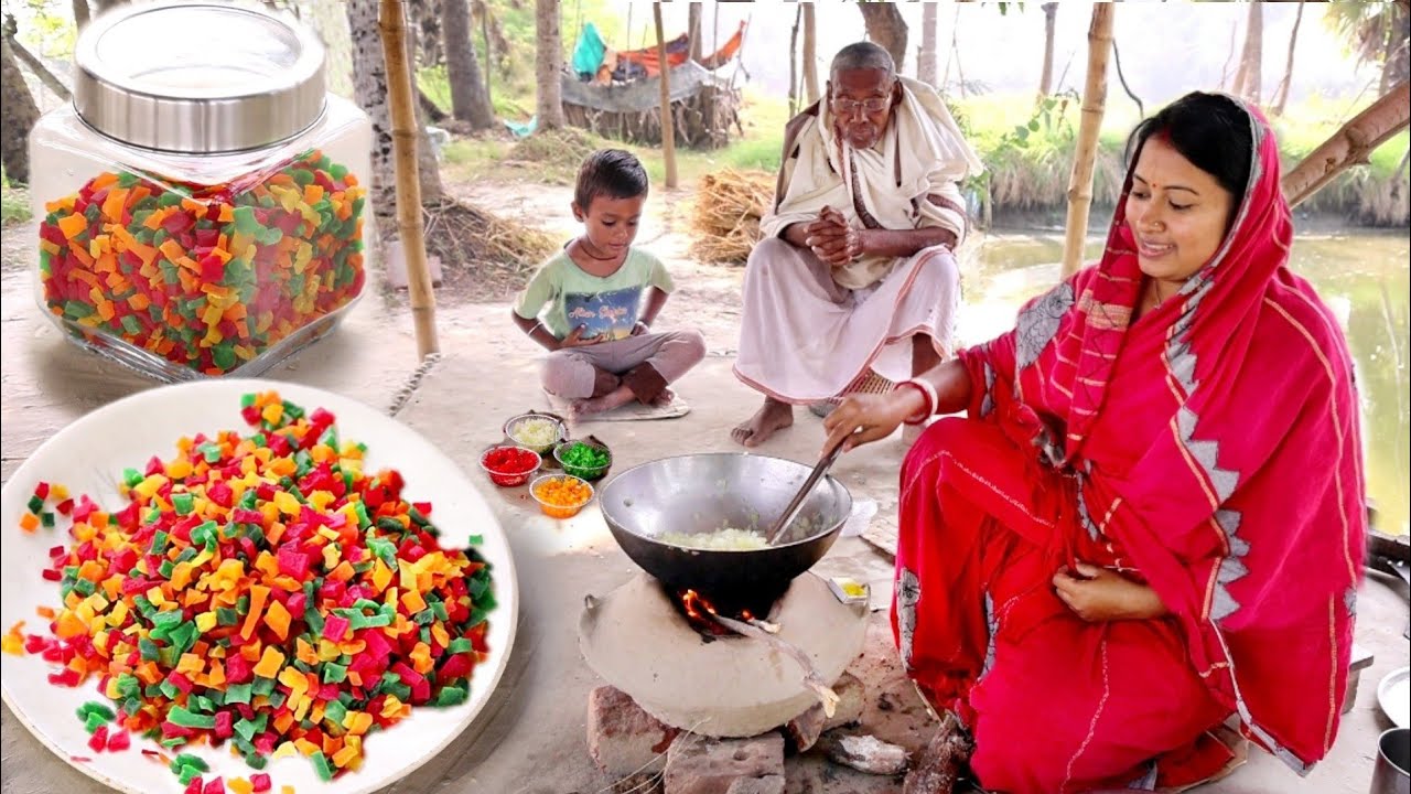 বাড়িতে কেক তৈরি করার জন্য কমখরচে সবথেকে সহজ ট্রুটি ফ্রুটি তৈরির রেসিপি||truti fruti recipe