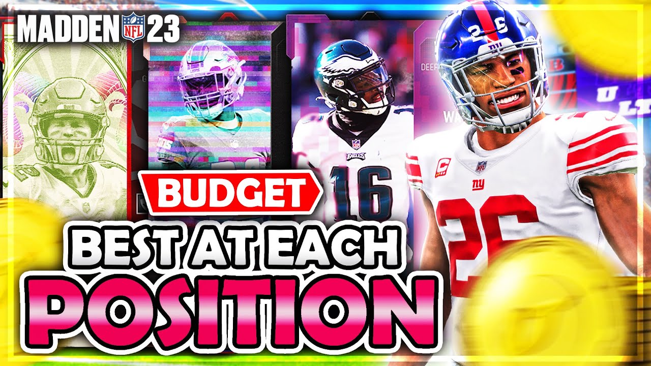 BEST *BUDGET* CARDS AT EACH POSITION in Madden 23 Ultimate Team