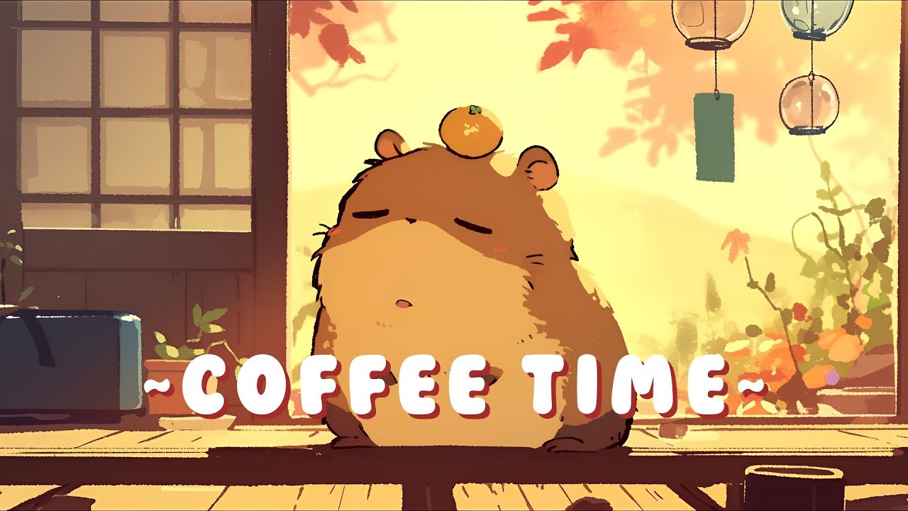 Capybara Chill Radio - Peaceful Beats for Studying & Relaxing ~ Tranquil Mood ~ ✨