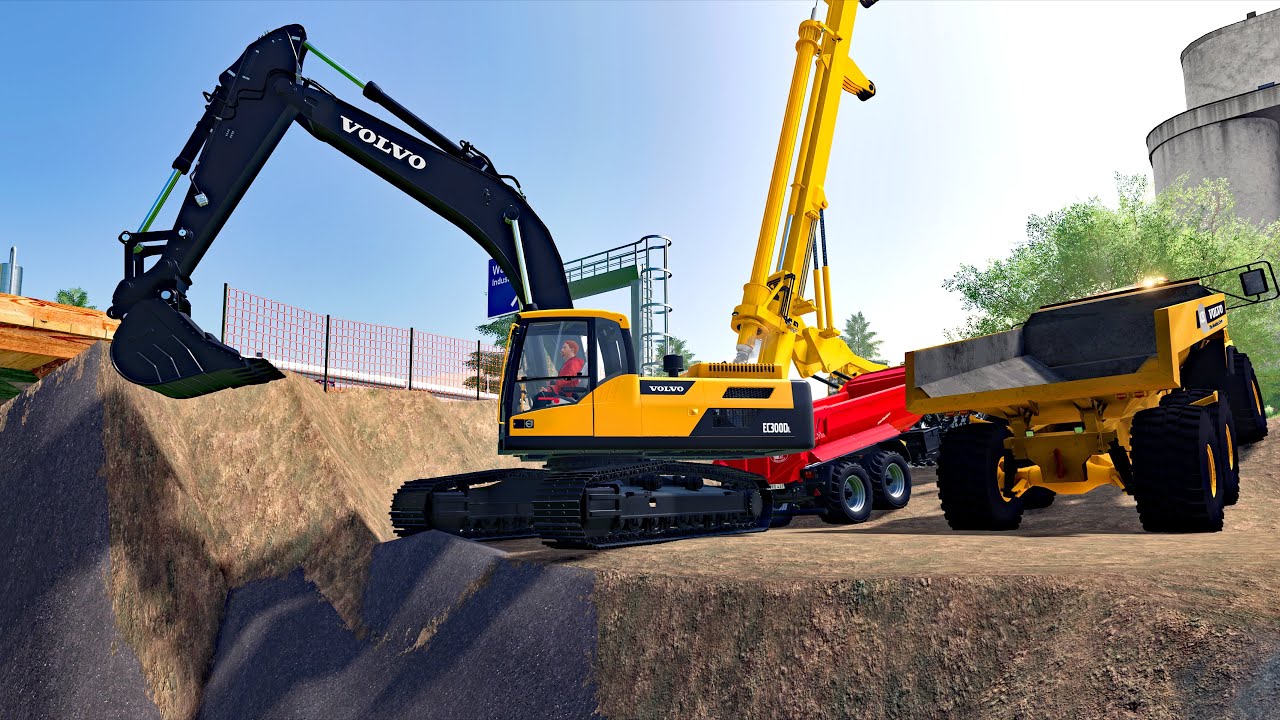FS22 - Карта Вальдштеттен 019 🇩🇪🚛🚧 - Лесное хозяйство, сельское хозяйство и строительство - 4K