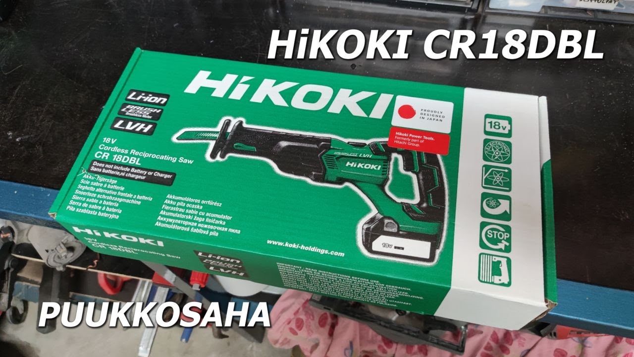 HiKOKI CR18DBL 18V - Puukkosaha