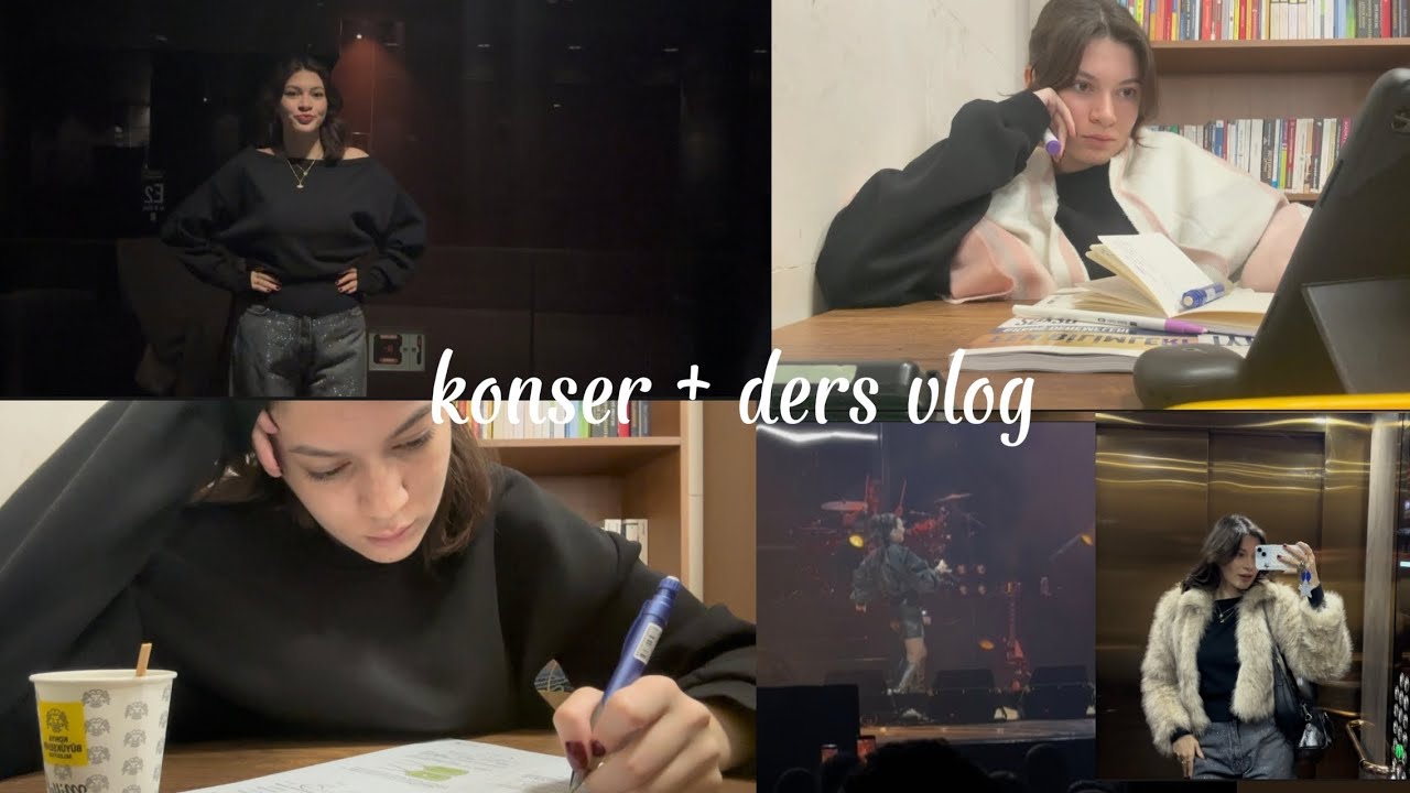KONSER + DERS VLOG / Yks2026/ Mezun