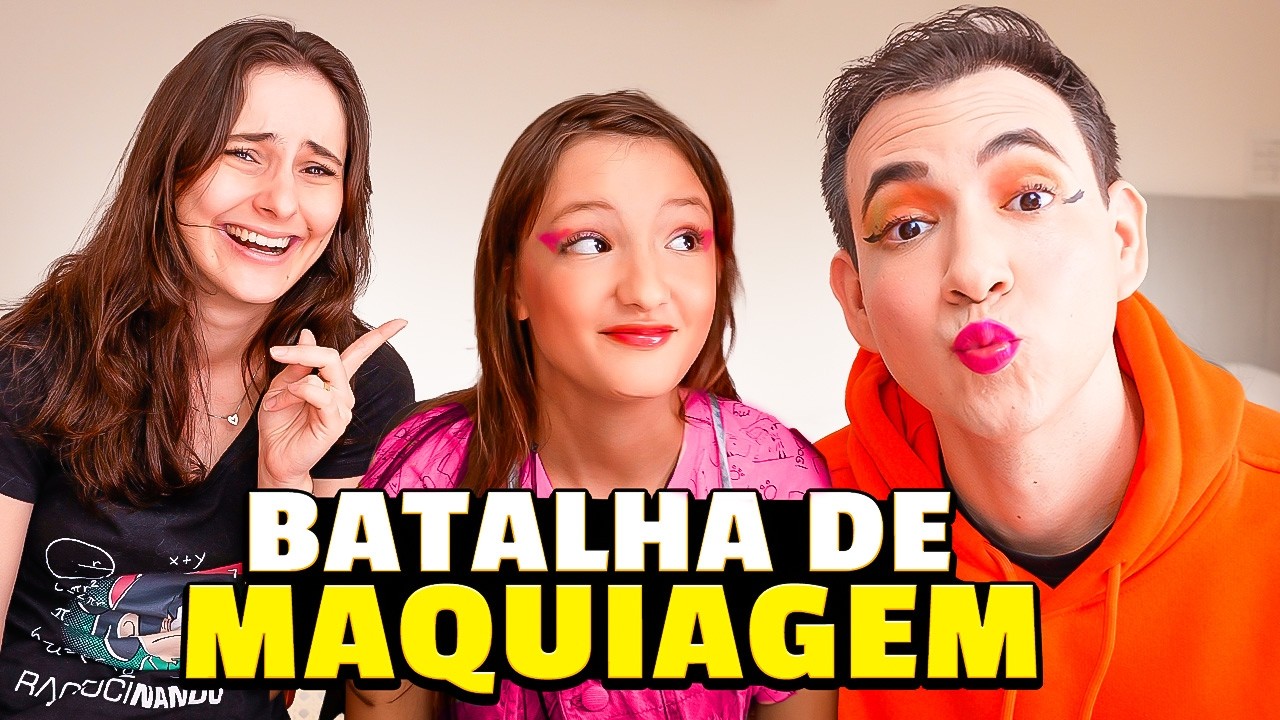 BATALHA DE MAQUIAGEM DEARO VS MILENA