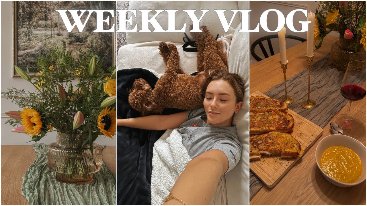 WEEKLY VLOG | cozy nights, autumn shopping & more house decorating!🧡