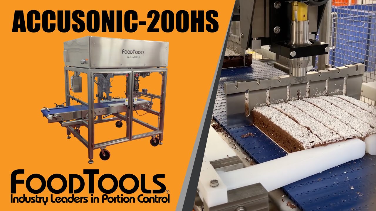 Ultrasonic Sheet Cake Cutting Machine - ACCUSONIC-200HS FoodTools