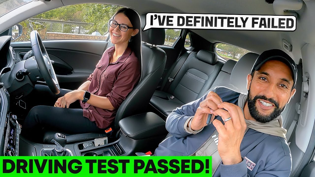 Learner's SHOCK at PASSING Her Driving Test